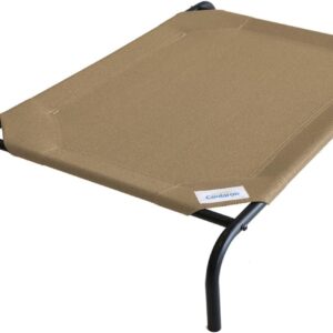 Coolaroo Original Elevated Dog Bed – Breathable Off-The-Ground Pet Bed with Cooling Fabric, Joint Relief & Moisture-Resistant Fabric, 100% Recyclable, Easy Clean, Nutmeg, Large