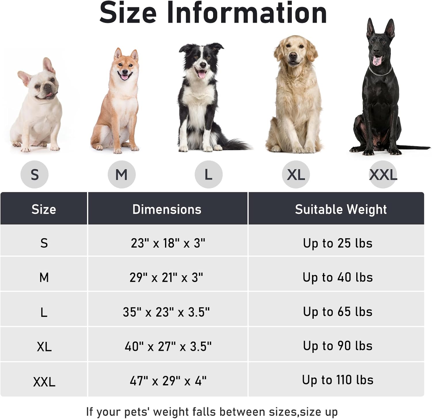 FURTIME Washable Dog Bed Large Sized Dogs, Deluxe Dog Crate Beds Comfy Fluffy Kennel Pad Anti-Slip Pet Sleeping Mat, Machine Washable Dogs Pillow, 35"x23"x3.5", Brown - Image 7