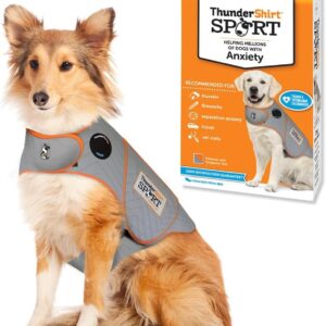 ThunderShirt for Dogs, Large, Platinum Sport – Dog Anxiety Relief Calming Vest