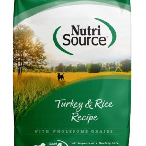 NutriSource Dry Dog Food, Turkey and Rice, 4LB