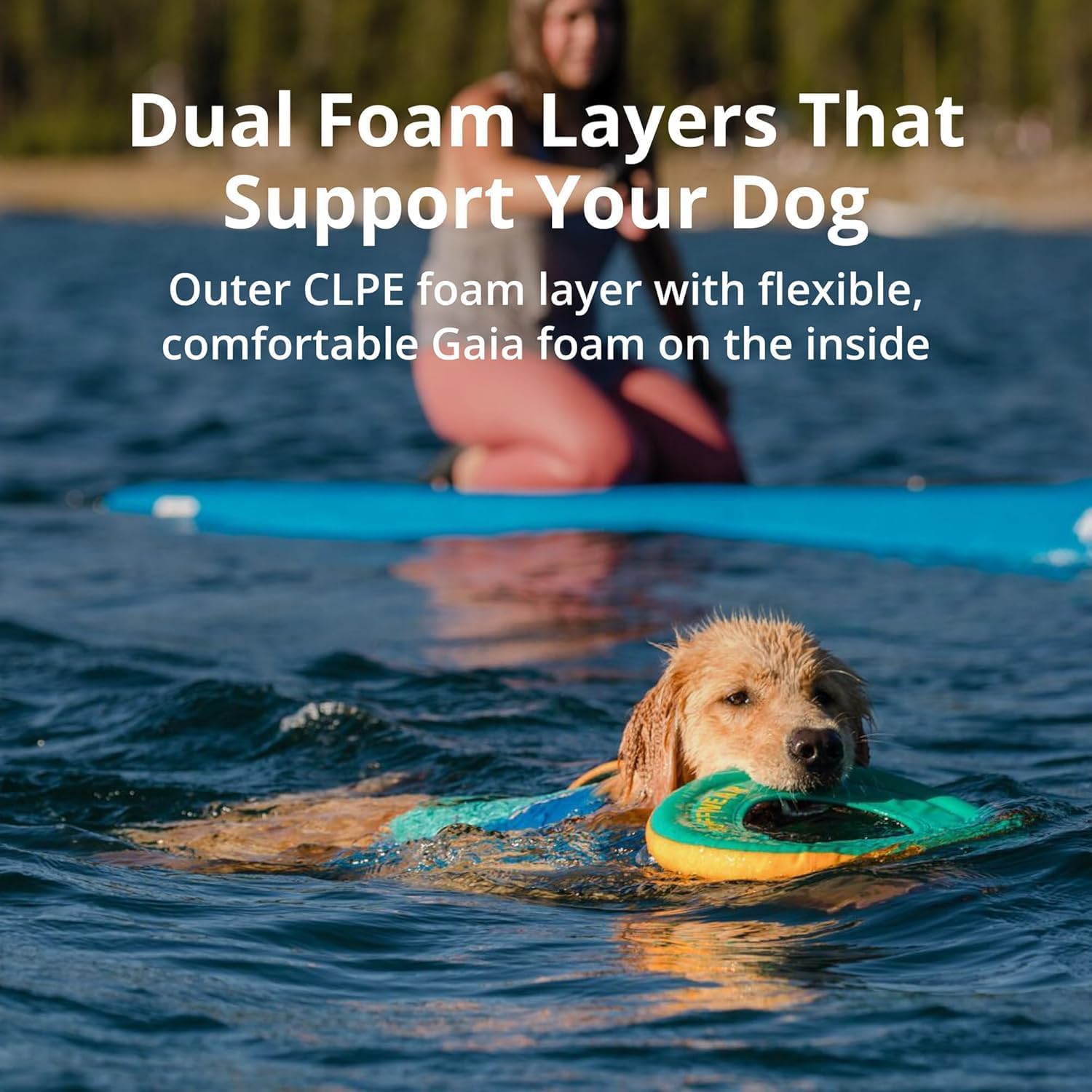 Ruffwear, Float Coat Dog Life Jacket, Premium Buoyancy Swim Vest with Lift Handle, Secure Fit & Reflective Trim, Adjustable Flotation for Swimming, Boating, & Outdoor Adventures, Deep Blue, Large - Image 4