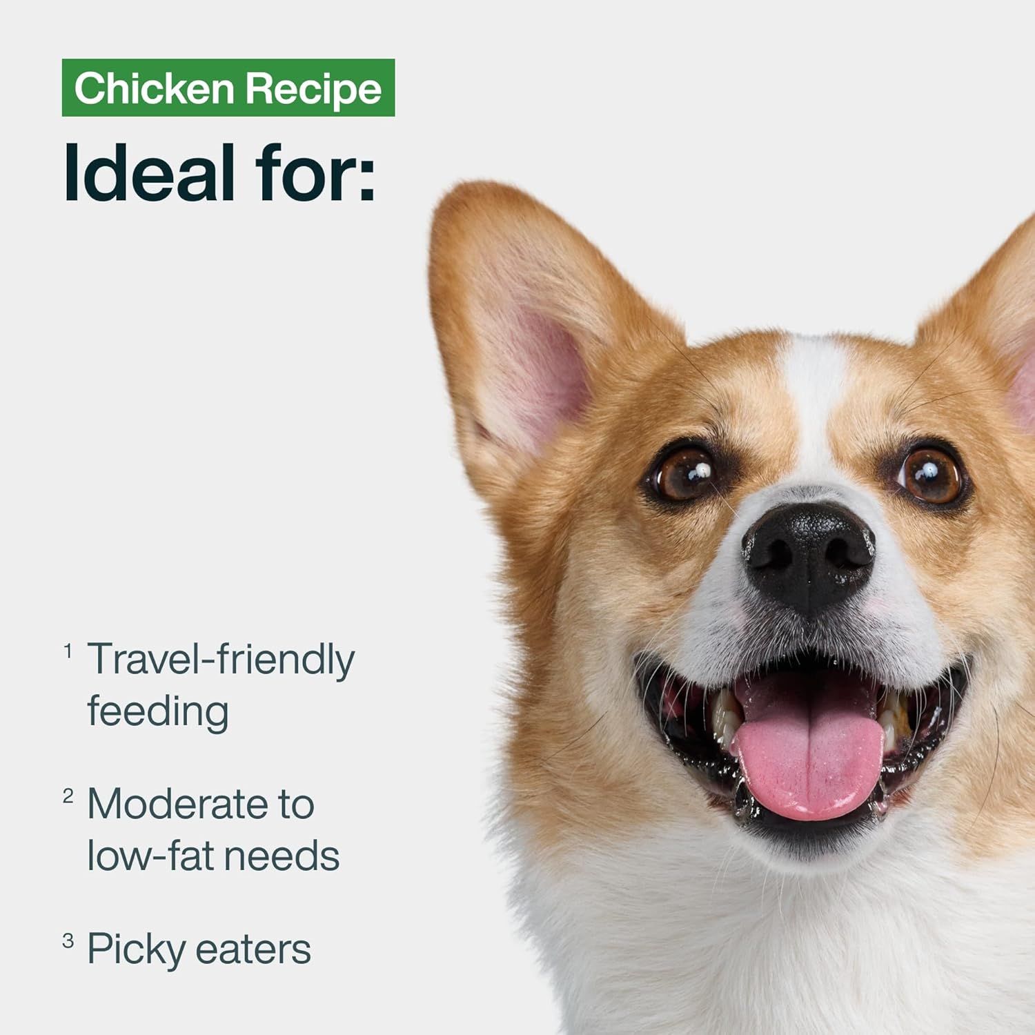 JustFoodForDogs JustFresh Wet Dog Food, Fresh Pet Meals and Toppers with No Preservatives, Resealable Package, Human Grade, Home-Cooked Chicken, 12 oz - 7 Pack - Image 3