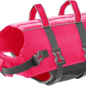 Outward Hound Granby Splash Pink Dog Life Jacket, Large