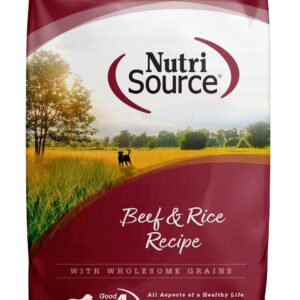 NutriSource Dry Dog Food, Beef and Rice, 4LB