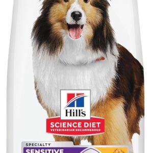 Hill’s Science Diet Adult Sensitive Stomach & Skin Dry Dog Food, Chicken, 15.5 lb. Bag