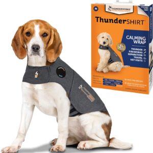 ThunderShirt for Dogs, Medium, Heather Gray Classic – Dog Anxiety Relief Calming Vest