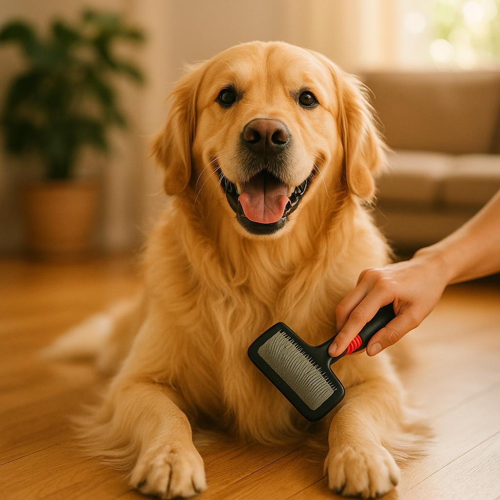 How to Groom Your Golden Retriever at Home for a Healthy Shiny Coat